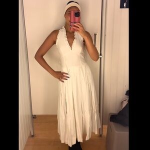 Reformation Beaux Dress White